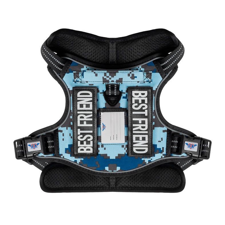 Peitoral Lopetudos EliteGear1, GG, Azul Camuflado 2 lp-pteg-mcbl1